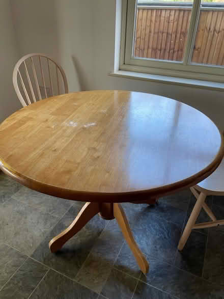 Photo of free Wooden dining table (Sunningdale) #1