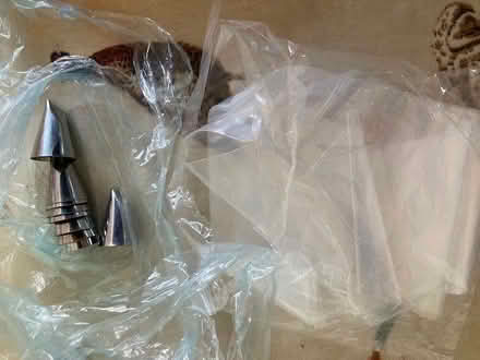 Photo of free Metal piping nozzles and piping bags (Galgate LA2) #1