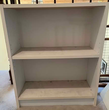 Photo of free Small white bookcase (west Cupertino) #1