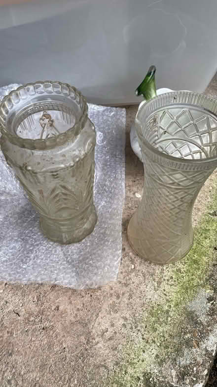 Photo of free 2 tall vases (Badger Farm) #1