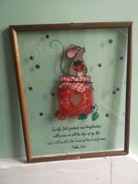 Photo of free Painting on glass (Bible Verse) (Worthing) #1