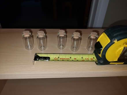Photo of free Mini glass jars with Cork x5 (Mortimer Berkshire RG7) #2