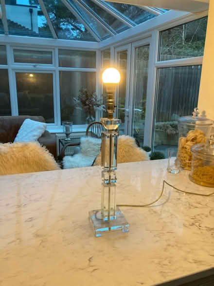 Photo of free Glass lamp base (Poole) #1
