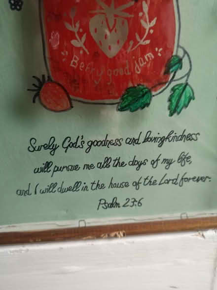 Photo of free Painting on glass (Bible Verse) (Worthing) #3