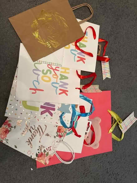 Photo of free Selection of “thank you” gift bags (Springfield CM2) #1