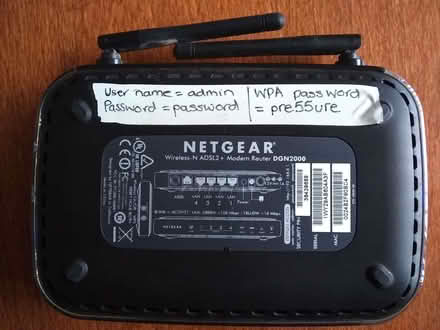 Photo of free Netgear Router - Black (Elmstead BR7) #2