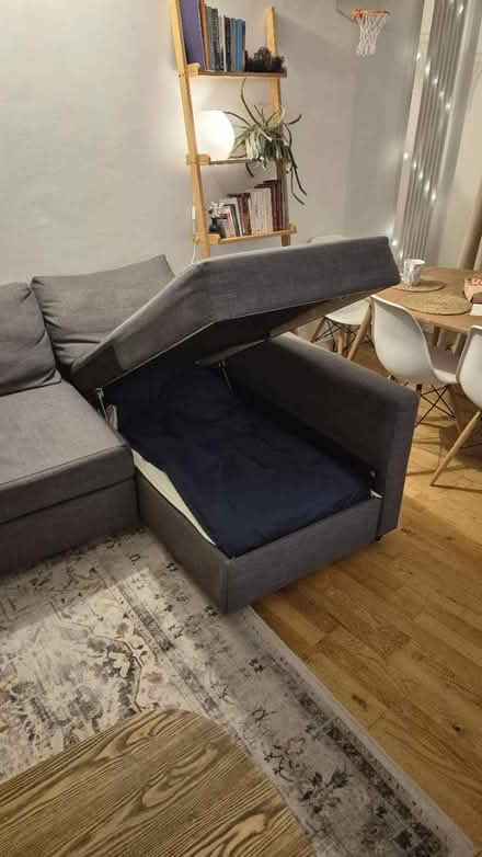 Photo of free Ikea Friheten Corner Sofa bed, grey (SE16) #3