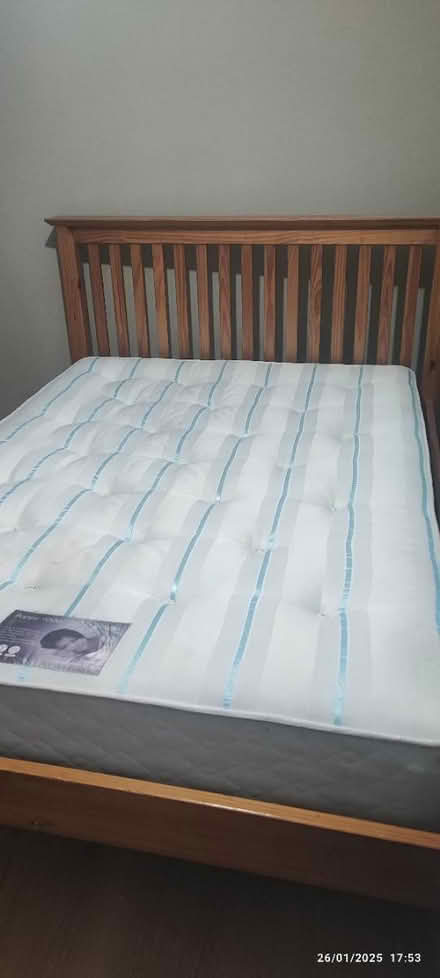 Photo of free Double bed with mattress (Bonnyrigg,EH193NF) #2