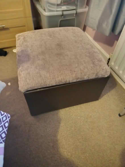 Photo of free Large storage box/footstool (Dukinfield) #3
