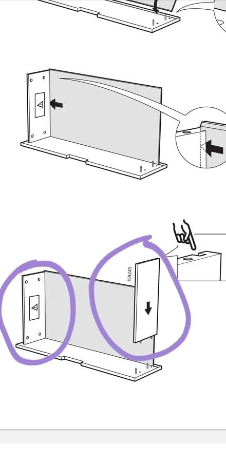 Photo of Nordli drawer pieces -see 2nd photo (Yonge and Sheppard) #2