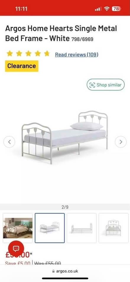 Photo of free Single bed frame (Temple Sowerby CA10) #1
