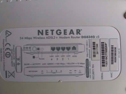Photo of free Netgear Router - White (Elmstead BR7) #2