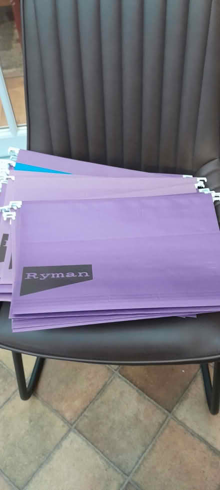 Photo of free 35 hanging files (Whitegrove RG42) #1