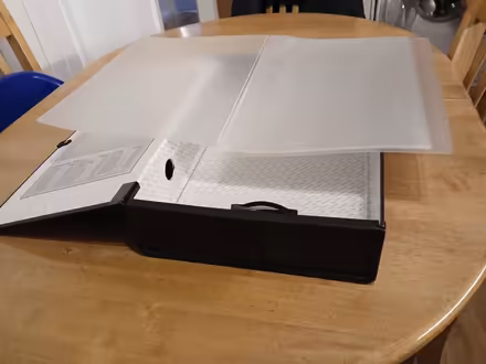 Photo of free plastic wallets in folder + (Neston CH64) #1