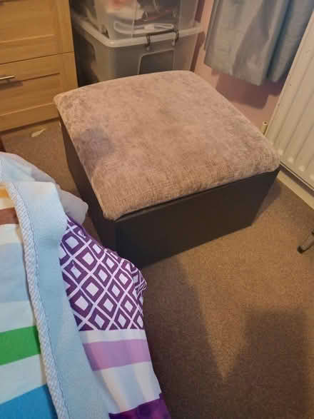 Photo of free Large storage box/footstool (Dukinfield) #1