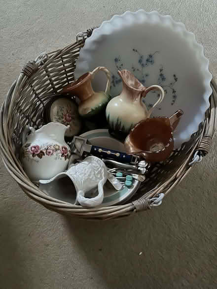 Photo of free Basket of vintage item (Warfield RG12) #1