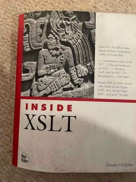 Photo of free Inside XSLT Book (Earley RG6) #1
