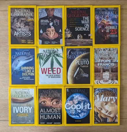 Photo of free Large collection nat geo magazines (Malvern, WR14) #2