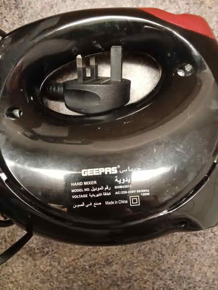 Photo of free Hand held electric whisk (NW6 Kilburn) #3
