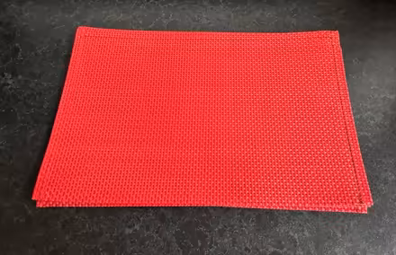 Photo of free Set of six large red place mats (Wigston Magna) #1