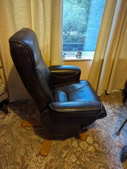 Photo of free Brown PVC Recliner Chair (Telford) #2