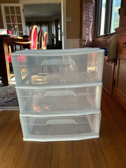 Photo of free Lightweight plastic 3-Drawer chest (NW Evanston) #1