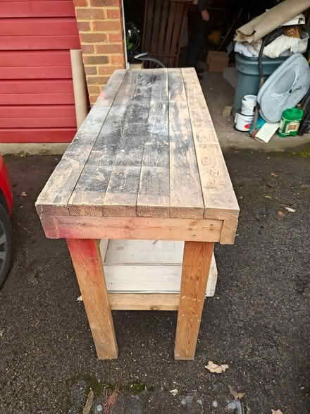 Photo of free Sturdy wooden work bench with storage drawers (Woking GU22) #2