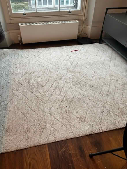 Photo of free Ikea rug in cream (used condition) (W2 Westbourne Park) #1