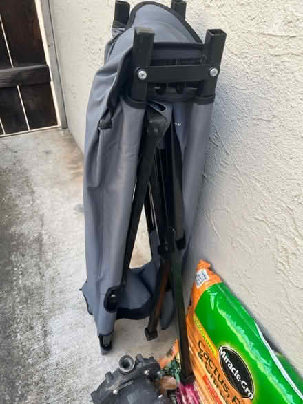 Photo of free Coleman cot with a broken hinge (Cupertino north blaney) #1