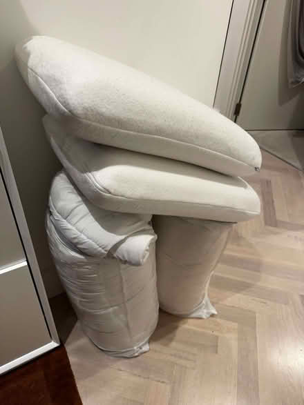 Photo of free Two Pillow, Double Bed Duvet and Mattress cover (North Road N7) #1