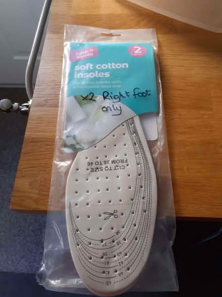 Photo of free Insoles (Hellesdon NR6) #1