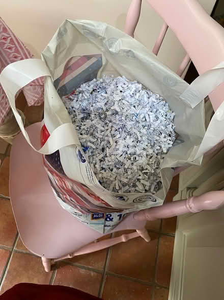 Photo of free Shredded paper bedding for pets (West Ewell Epsom KT19) #1