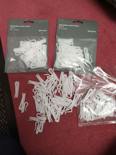 Photo of free Adjustable curtain hooks (Stanford in the Vale SN7) #1