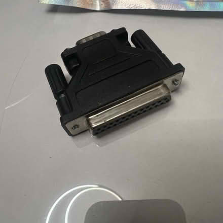 Photo of free 25 pin female parallel port to 9 pin male serial port adaper (CO16) #1