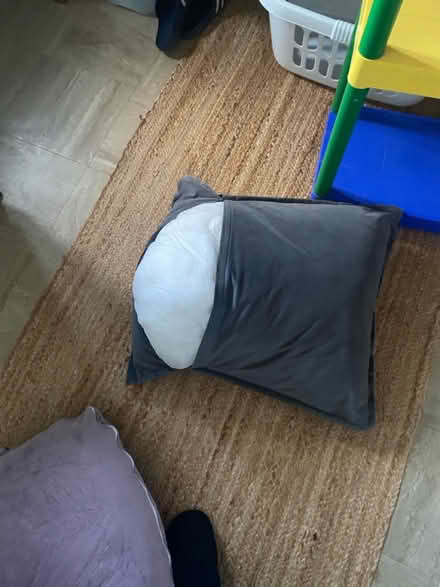 Photo of free Large grey cushion (CH43) #2
