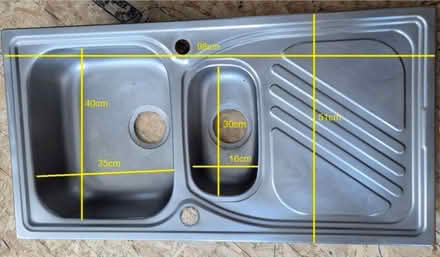 Photo of free Kitchen Sink Stainless Steel (W7, Grosvenor Road) #4