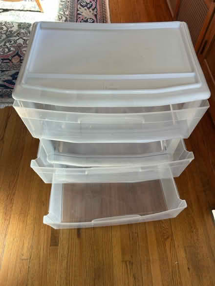 Photo of free Lightweight plastic 3-Drawer chest (NW Evanston) #2