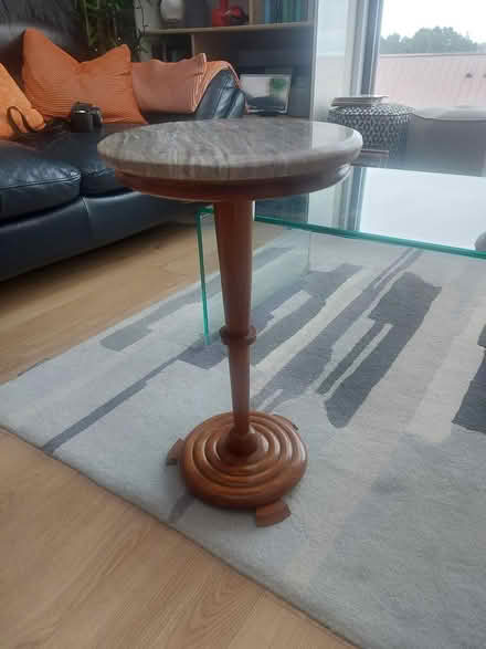 Photo of free Wood & Marble side table (North Shields NE29) #1