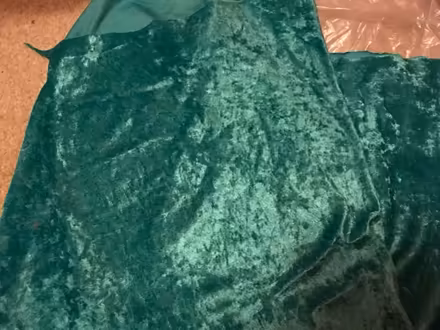 Photo of free Green velour fabric (Boultham LN5) #1