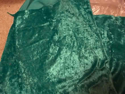 Photo of free Green velour fabric (Boultham LN5) #1
