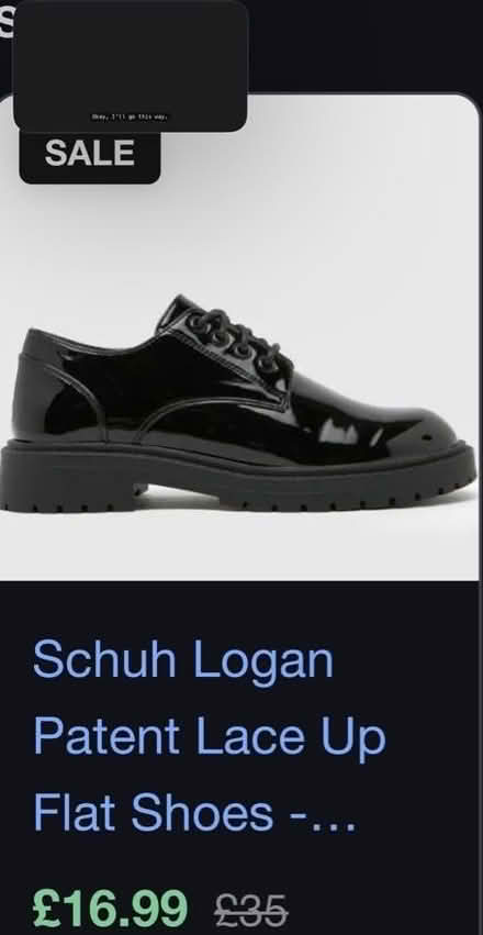 Photo of Size 6 women black work shoes (Kirkham PR4) #2