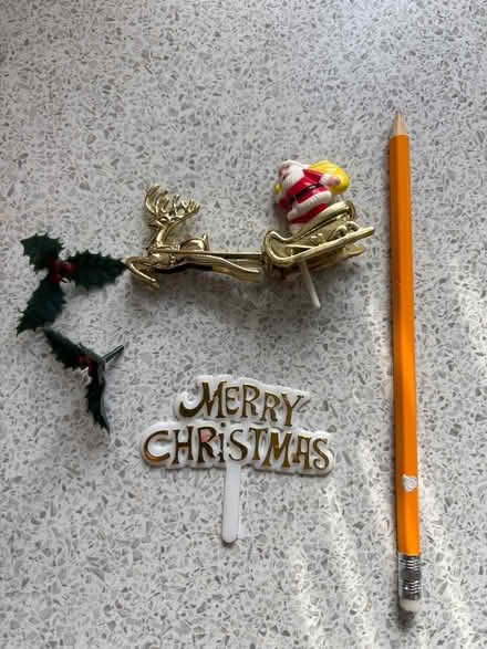 Photo of free Christmas cake decorations (Cromford DE4) #1