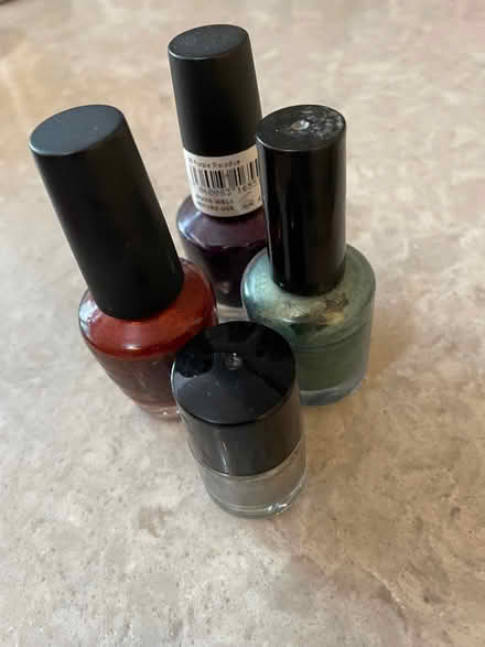 Photo of free 4 bottles of nail polish (Highbury New Park N5) #1