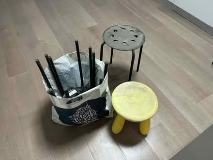 Photo of free 4 mini stools - useful for low work or gardening (Covent Garden WC1R) #1