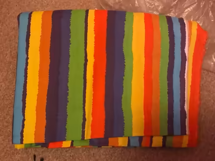 Photo of free 1m striped cotton canvas fabric (Boultham LN5) #1