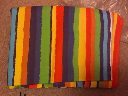 Photo of free 1m striped cotton canvas fabric (Boultham LN5) #1