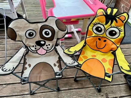 Photo of free 2 children's chairs (Black Dam RG21) #1