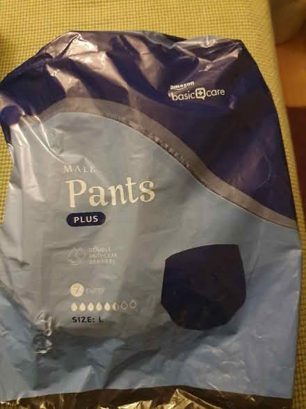 Photo of free Male incontinence pants (Sinfin DE24) #1