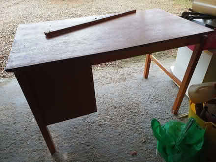 Photo of free desk solid wood . (West Horsley KT24) #2