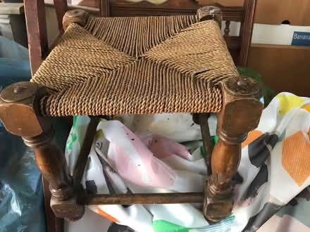 Photo of free Wooden stool (Gresford LL12) #1